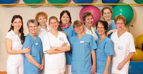 Das Physiotherapie Team aus dem KRH Klinikum Großburgwedel.